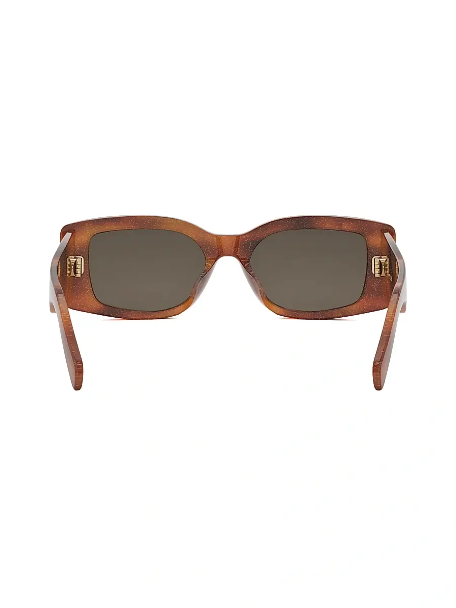 Celine Women's Maxi Triomphe 53MM Rectangular Sunglasses | Thumbnail 5 Celine Women's Maxi Triomphe 53MM Rectangular Sunglasses | Thumbnail 5