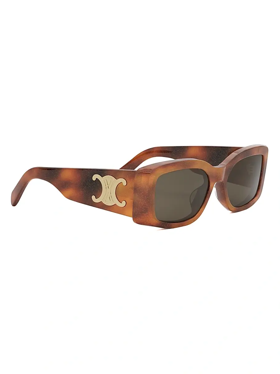 Celine Women's Maxi Triomphe 53MM Rectangular Sunglasses | Thumbnail 8 Celine Women's Maxi Triomphe 53MM Rectangular Sunglasses | Thumbnail 8