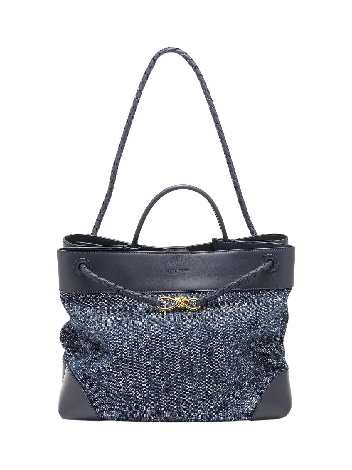 Women's Large Andiamo Denim Bouclé Tote Bag
