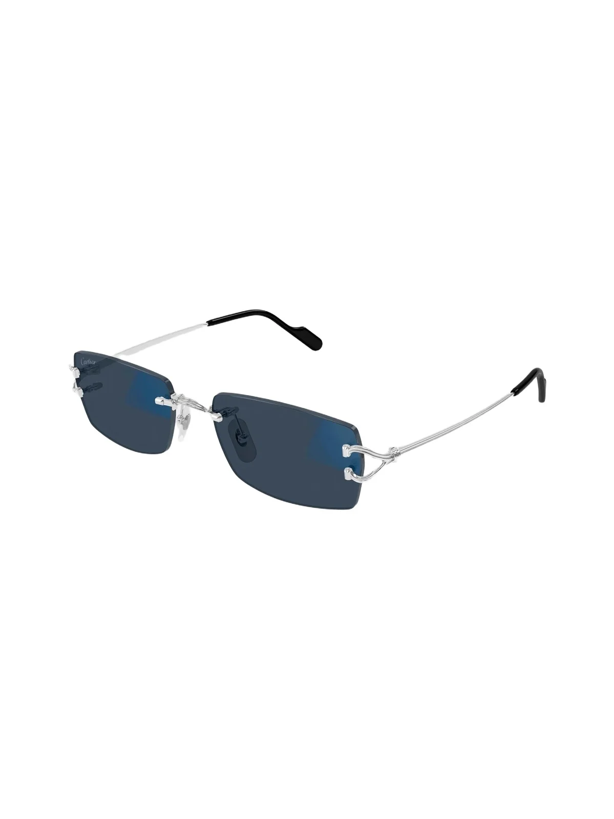 Cartier Men's C Decor 56MM Rectangular Sunglasses