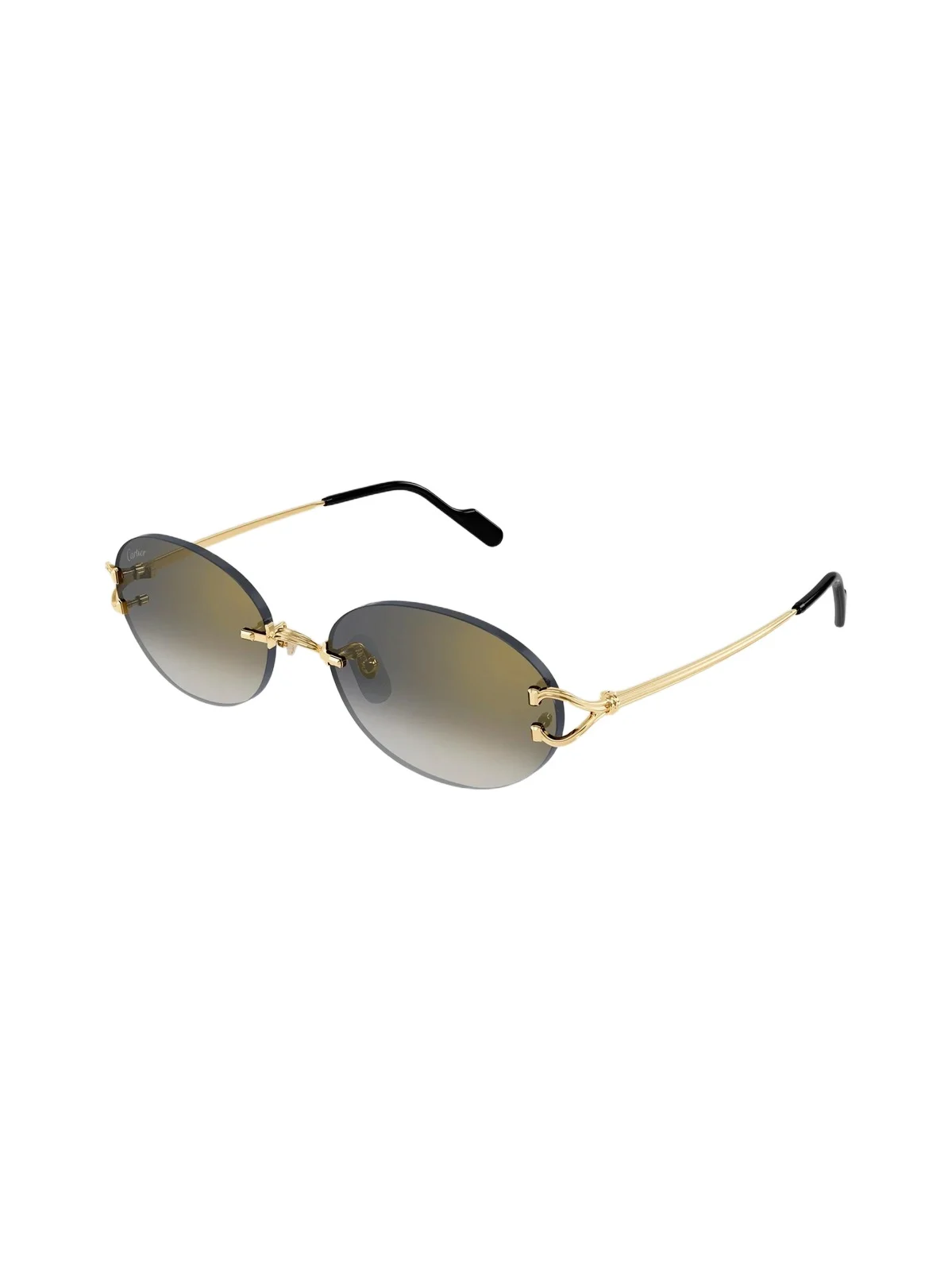 Cartier Men's C Decor 55MM Oval Sunglasses
