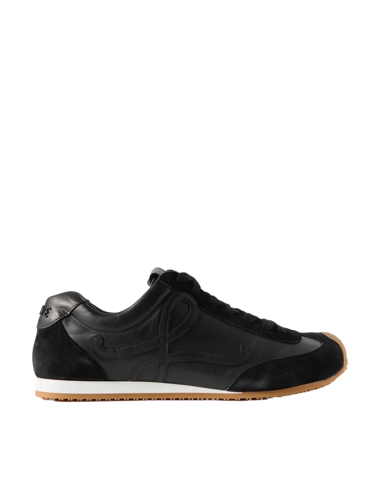 Ballet Runner 2.0 Suede-Trimmed Leather Sneakers - Men