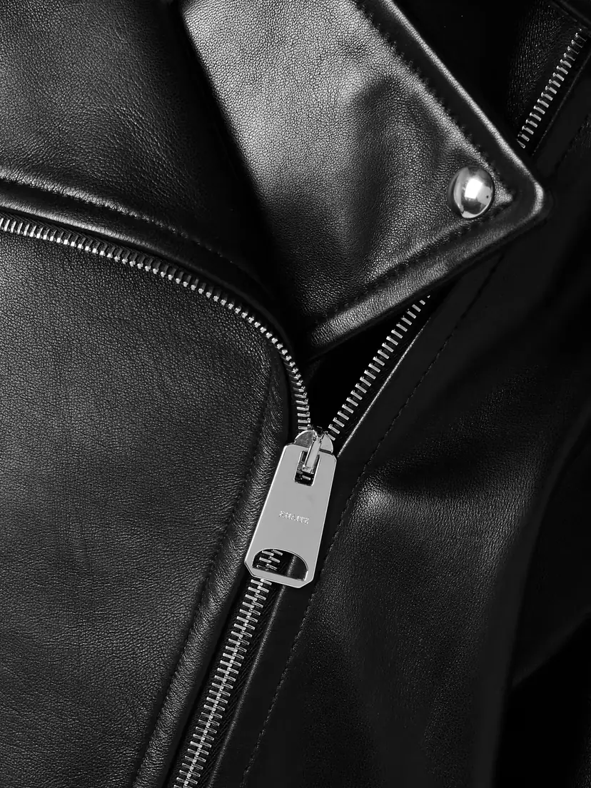Khaite Hansel Oversized Belted Leather Biker Jacket | Thumbnail 6 Khaite Hansel Oversized Belted Leather Biker Jacket | Thumbnail 6