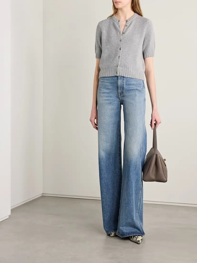 Khaite Nora Cropped Cashmere Cardigan | Thumbnail 2 Khaite Nora Cropped Cashmere Cardigan | Thumbnail 2