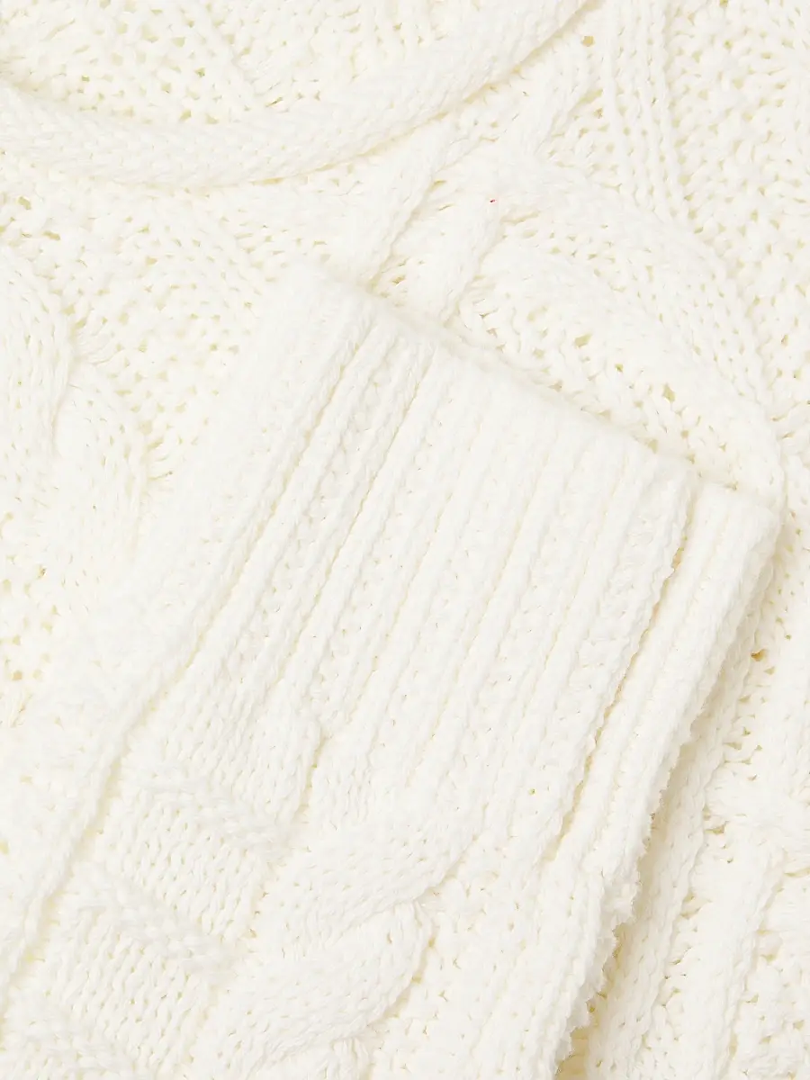 Polo Ralph Lauren Men's Aran-Knit Cotton Rollneck Sweater | Thumbnail 6 Polo Ralph Lauren Men's Aran-Knit Cotton Rollneck Sweater | Thumbnail 6