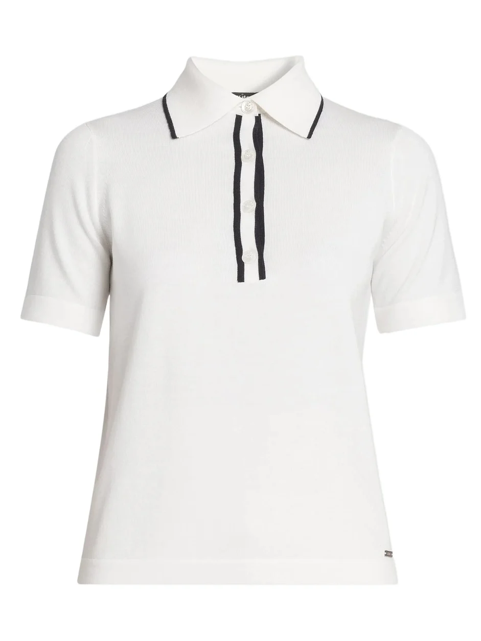 Women's Wool Knit Polo Shirt Women's Wool Knit Polo Shirt