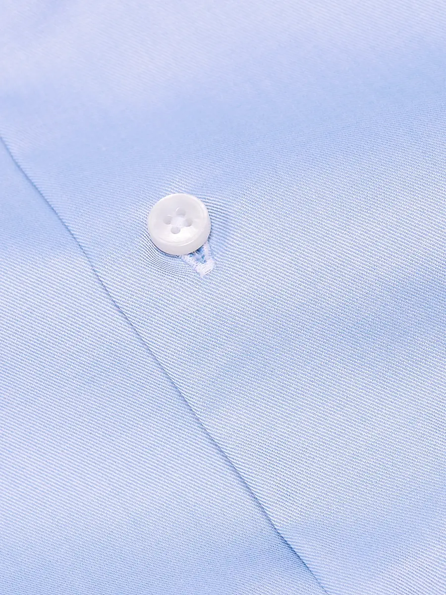 Saks Fifth Avenue Men's Cotton Classic Dress Shirt - Light Blue | Thumbnail 7 Saks Fifth Avenue Men's Cotton Classic Dress Shirt - Light Blue | Thumbnail 7