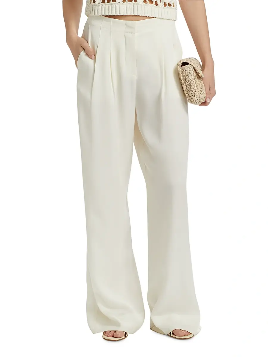 Marie Oliver Women's Macbee Double-Pleated Pants | Thumbnail 3 Marie Oliver Women's Macbee Double-Pleated Pants | Thumbnail 3
