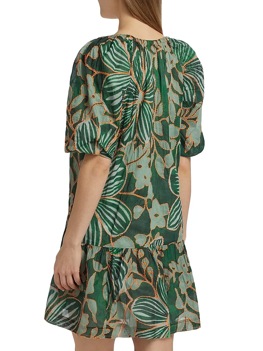 Marie Oliver Women's Greta Floral Puff-Sleeve Minidress | Thumbnail 5 Marie Oliver Women's Greta Floral Puff-Sleeve Minidress | Thumbnail 5