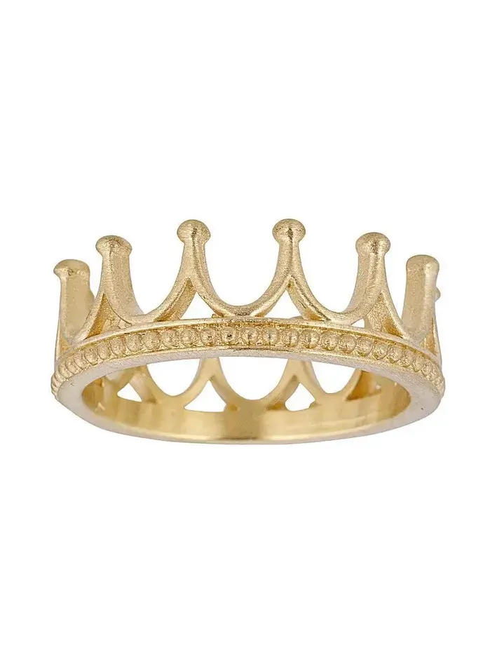 Modern Etruscan Crown Ring