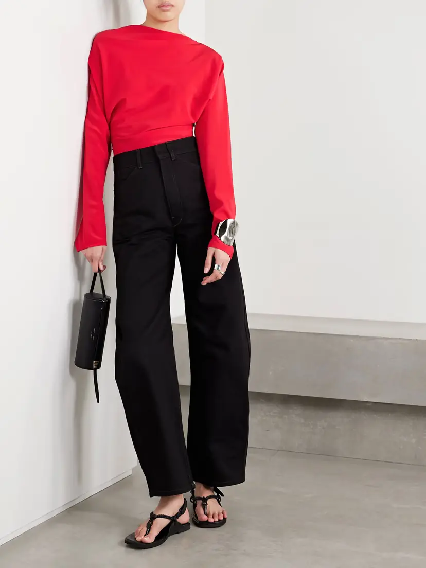 Proenza Schouler Keegan Gathered Crepe De Chine Top | Thumbnail 2