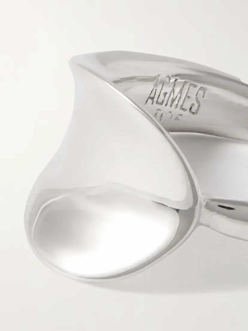AGMES Marta Recycled Sterling Silver Ring | Thumbnail 4