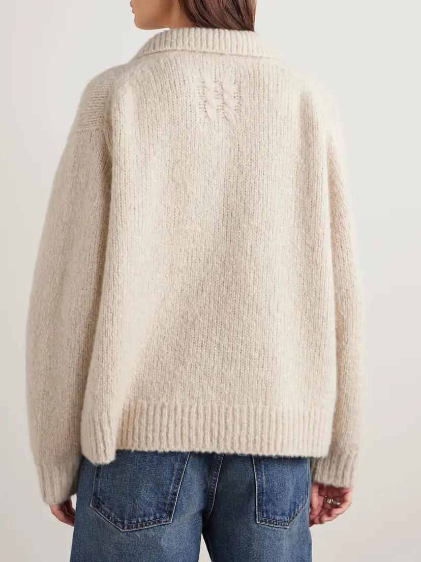 Nili Lotan Callen Oversized Cashmere And Silk-blend Sweater | Thumbnail 3 Nili Lotan Callen Oversized Cashmere And Silk-blend Sweater | Thumbnail 3