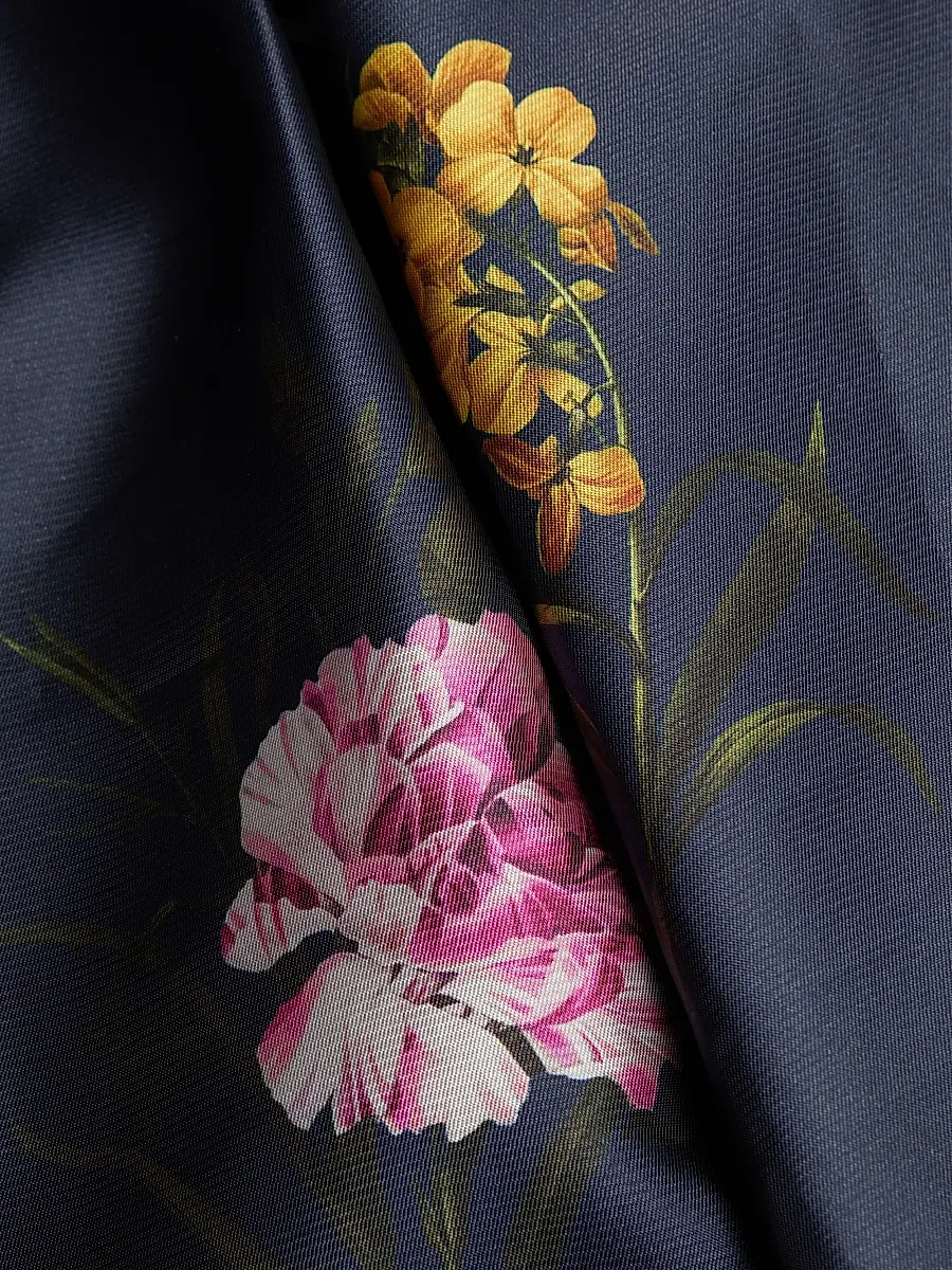 SACHIN & BABI Women's Marta Floral Satin A-line Gown | Thumbnail 7