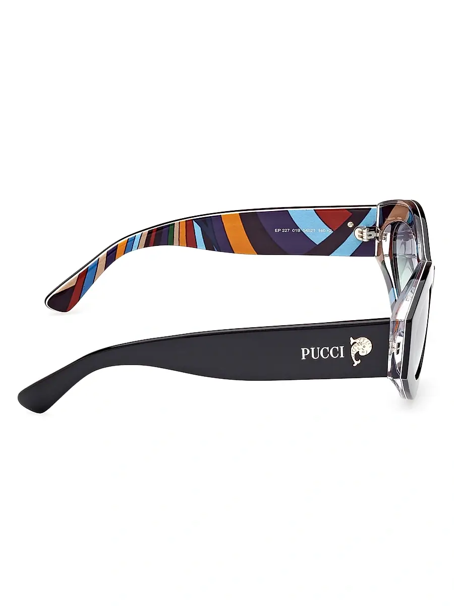 PUCCI Women's Gradient 54MM Oval Sunglasses | Thumbnail 7 PUCCI Women's Gradient 54MM Oval Sunglasses | Thumbnail 7