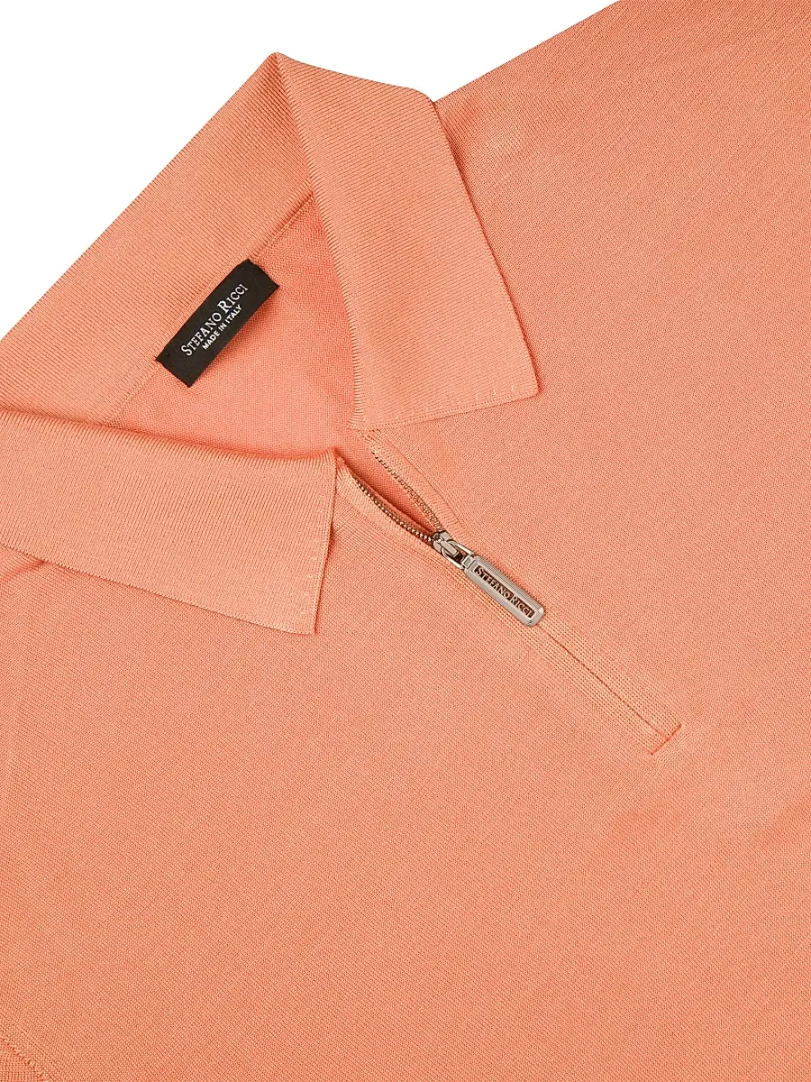 Stefano Ricci Men's Zip Polo Shirt | Thumbnail 5