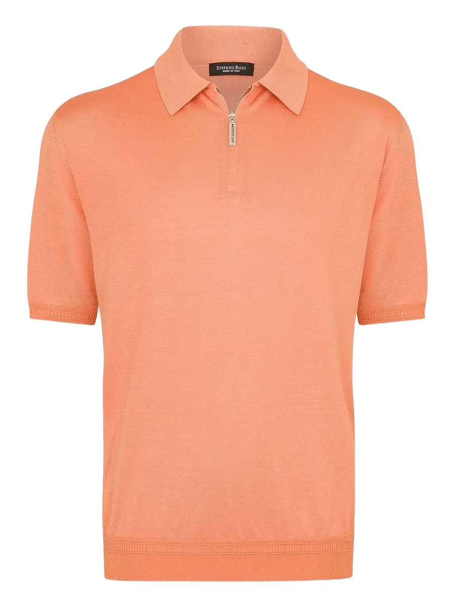 Men's Zip Polo Shirt Men's Zip Polo Shirt
