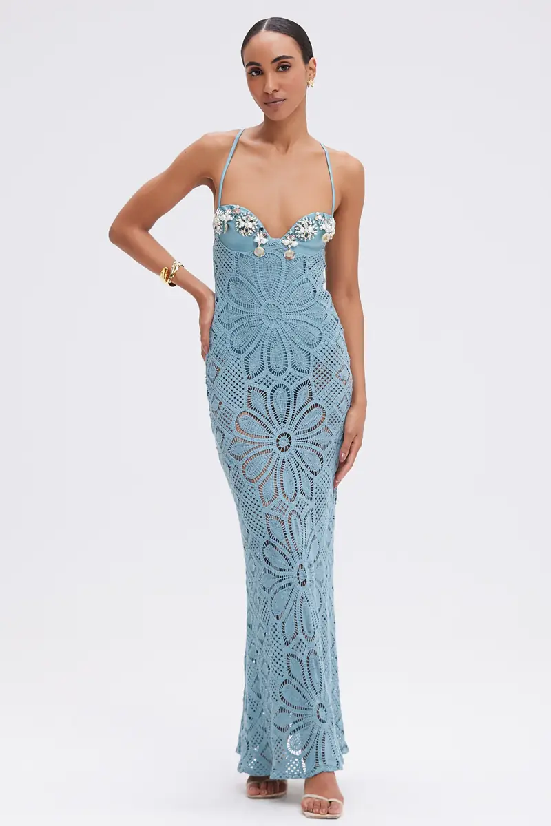 PatBo CROCHET EMBROIDERED MAXI DRESS | Thumbnail 5 PatBo CROCHET EMBROIDERED MAXI DRESS | Thumbnail 5