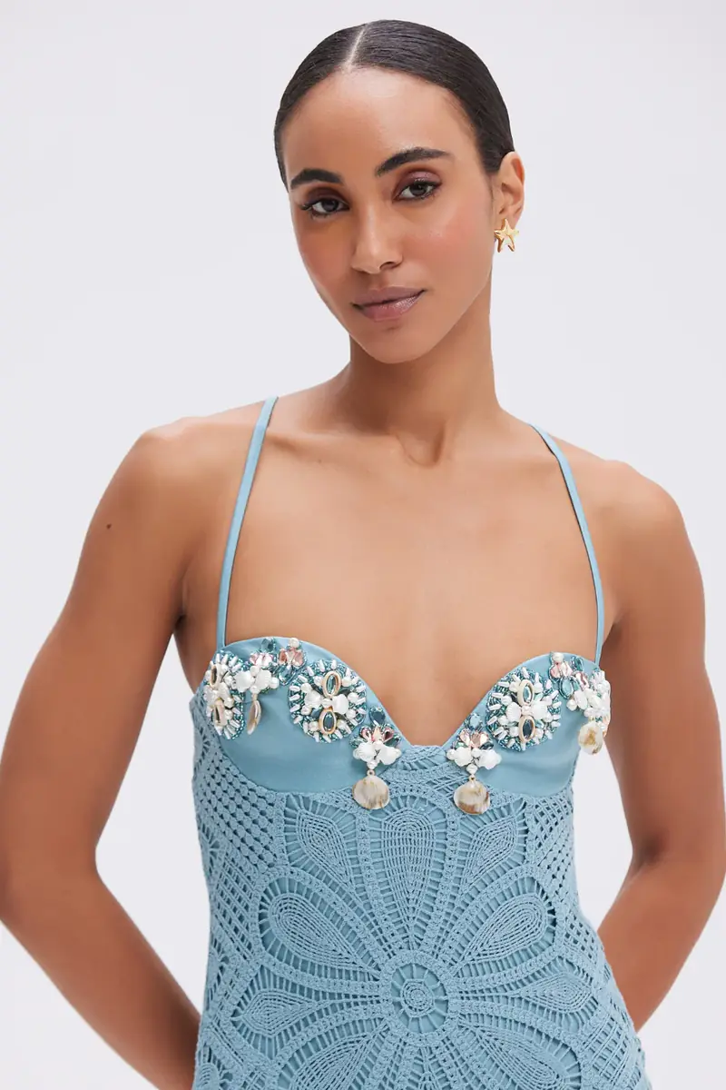PatBo CROCHET EMBROIDERED MAXI DRESS | Thumbnail 6 PatBo CROCHET EMBROIDERED MAXI DRESS | Thumbnail 6