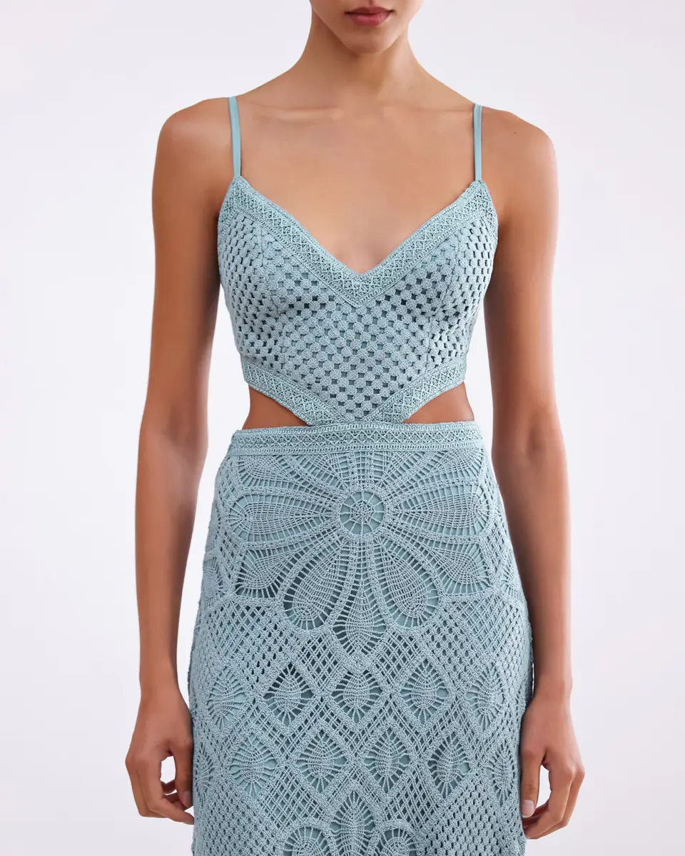 PatBo CROCHET MIDI DRESS | Thumbnail 2 PatBo CROCHET MIDI DRESS | Thumbnail 2