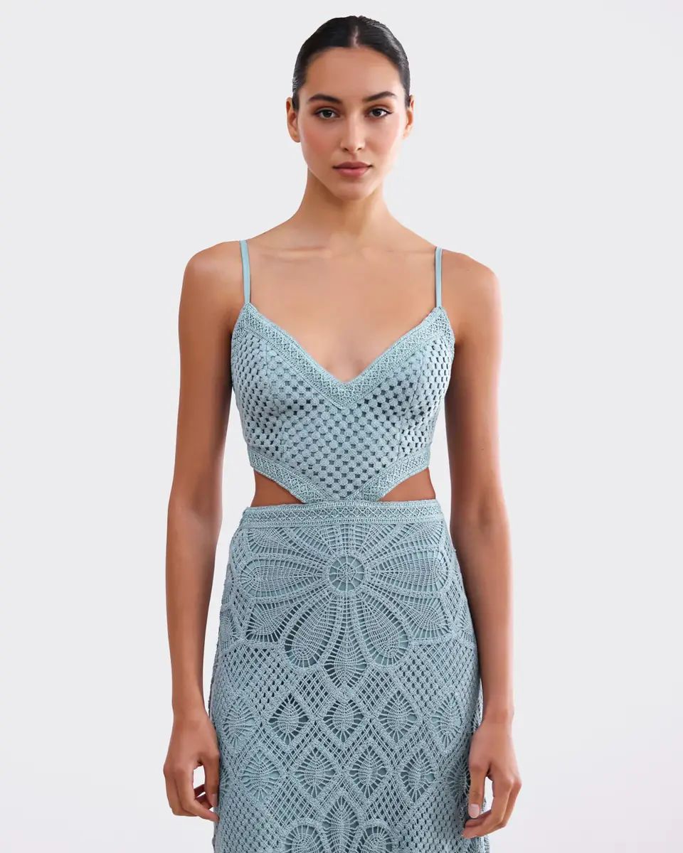 PatBo CROCHET MIDI DRESS | Thumbnail 4 PatBo CROCHET MIDI DRESS | Thumbnail 4