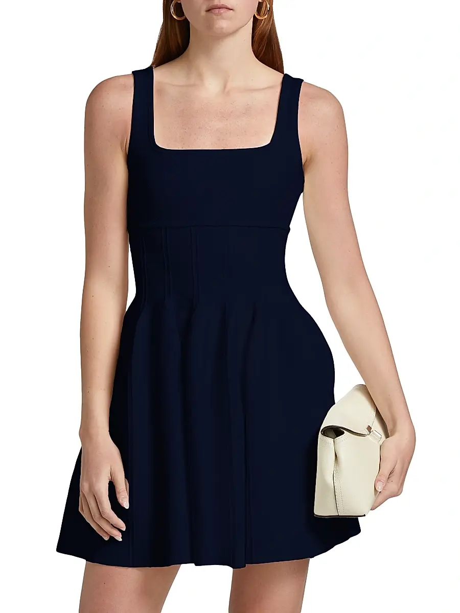 Simkhai Women's Elektra Seamed Minidress | Thumbnail 3 Simkhai Women's Elektra Seamed Minidress | Thumbnail 3
