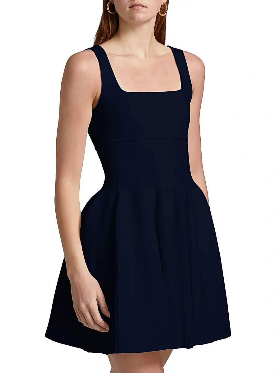 Simkhai Women's Elektra Seamed Minidress | Thumbnail 4 Simkhai Women's Elektra Seamed Minidress | Thumbnail 4