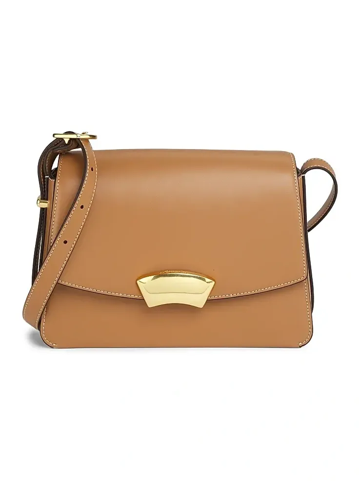 Women's Medium ID Leather Shoulder Bag Women's Medium ID Leather Shoulder Bag