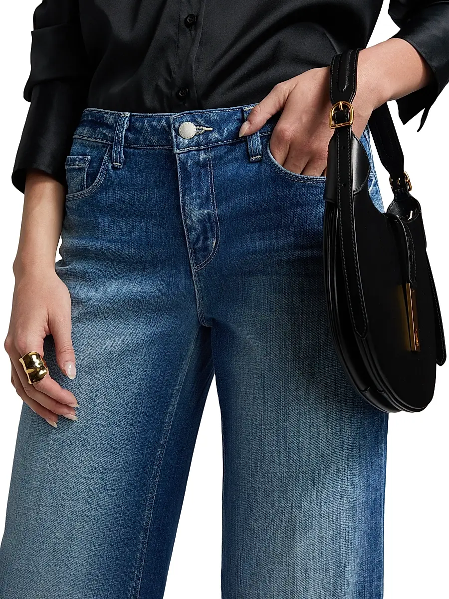 L'Agence Women's Joanne Low-Rise Wide-Leg Jeans | Thumbnail 6 L'Agence Women's Joanne Low-Rise Wide-Leg Jeans | Thumbnail 6