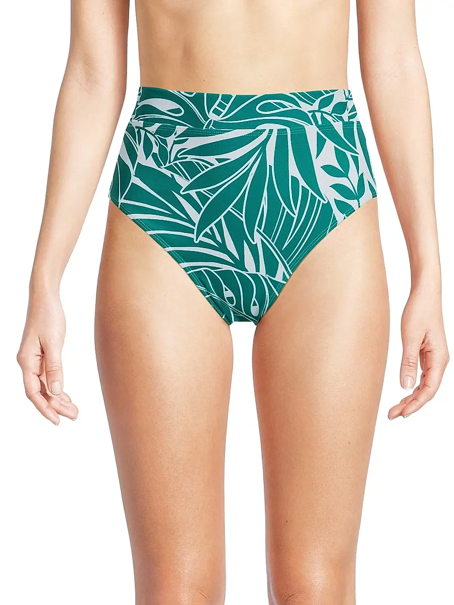 Change of Scenery Women's Isle of Palms High-Leg High-Rise Bikini Bottoms | Thumbnail 3