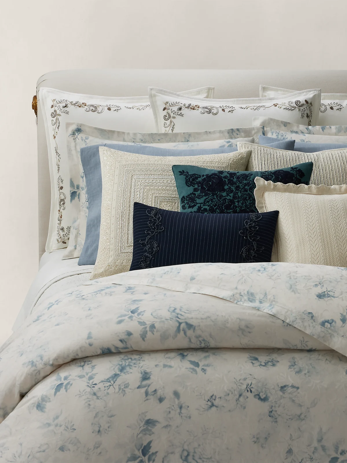Ralph Lauren Josette Duvet Covers & Shams Collection - True Cream