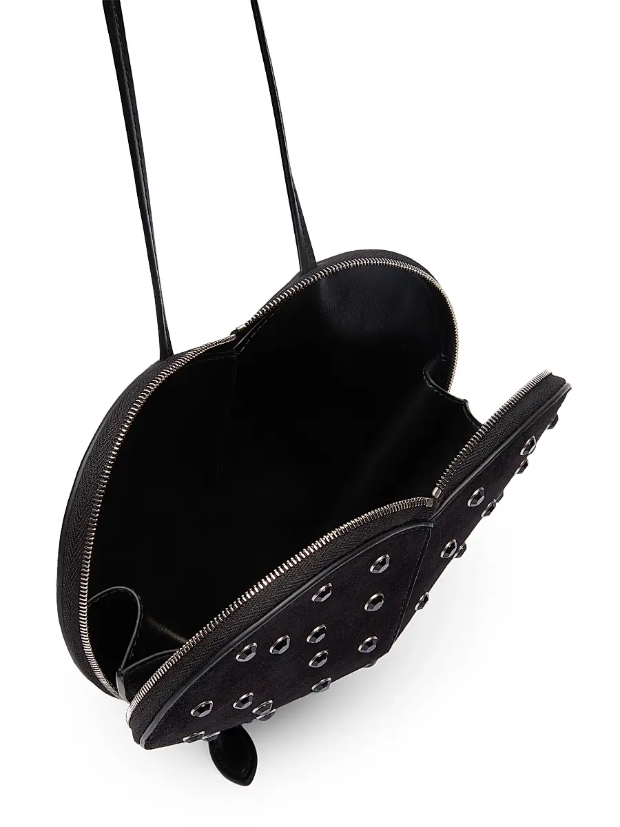 Alaïa Women's Le Coeur Leather Bag - Rouge Grenat | Thumbnail 7 Alaïa Women's Le Coeur Leather Bag - Rouge Grenat | Thumbnail 7