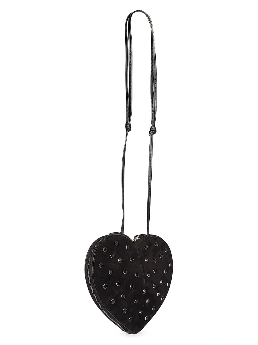 Alaïa Women's Le Coeur Leather Bag - Rouge Grenat | Thumbnail 8 Alaïa Women's Le Coeur Leather Bag - Rouge Grenat | Thumbnail 8