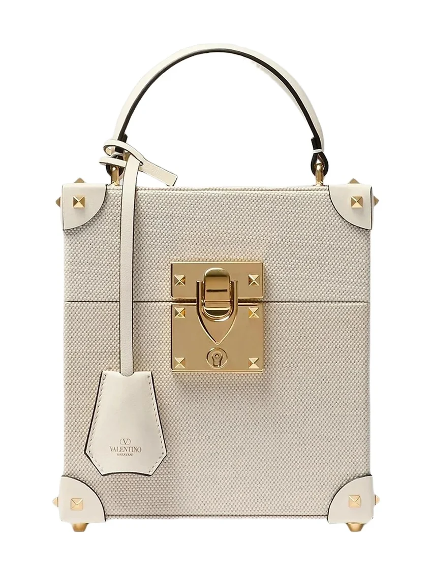 Perfume Case in Canvas and Calfskin - Natural Ivory Perfume Case in Canvas and Calfskin - Natural Ivory