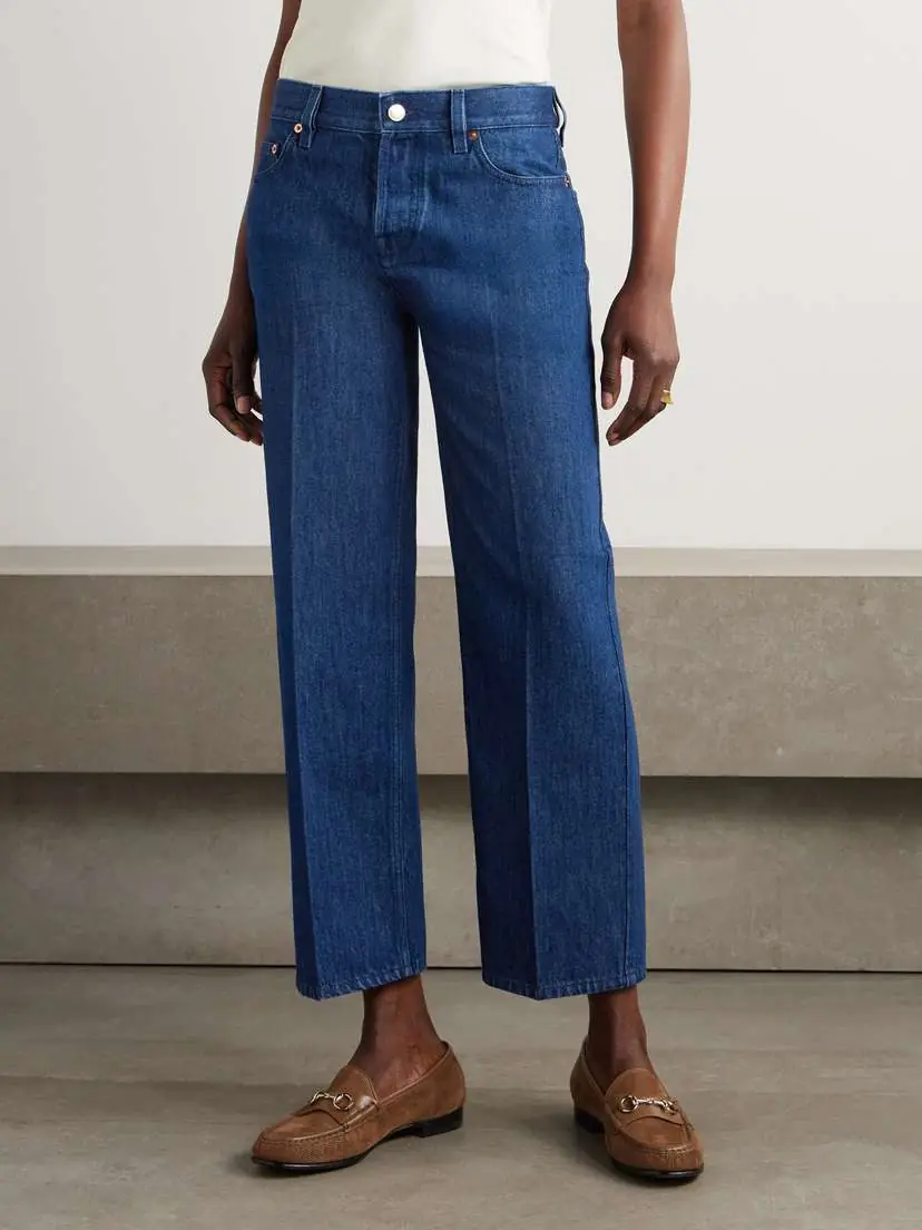 Gucci Cropped Mid-rise Straight-leg Jeans | Thumbnail 3 Gucci Cropped Mid-rise Straight-leg Jeans | Thumbnail 3