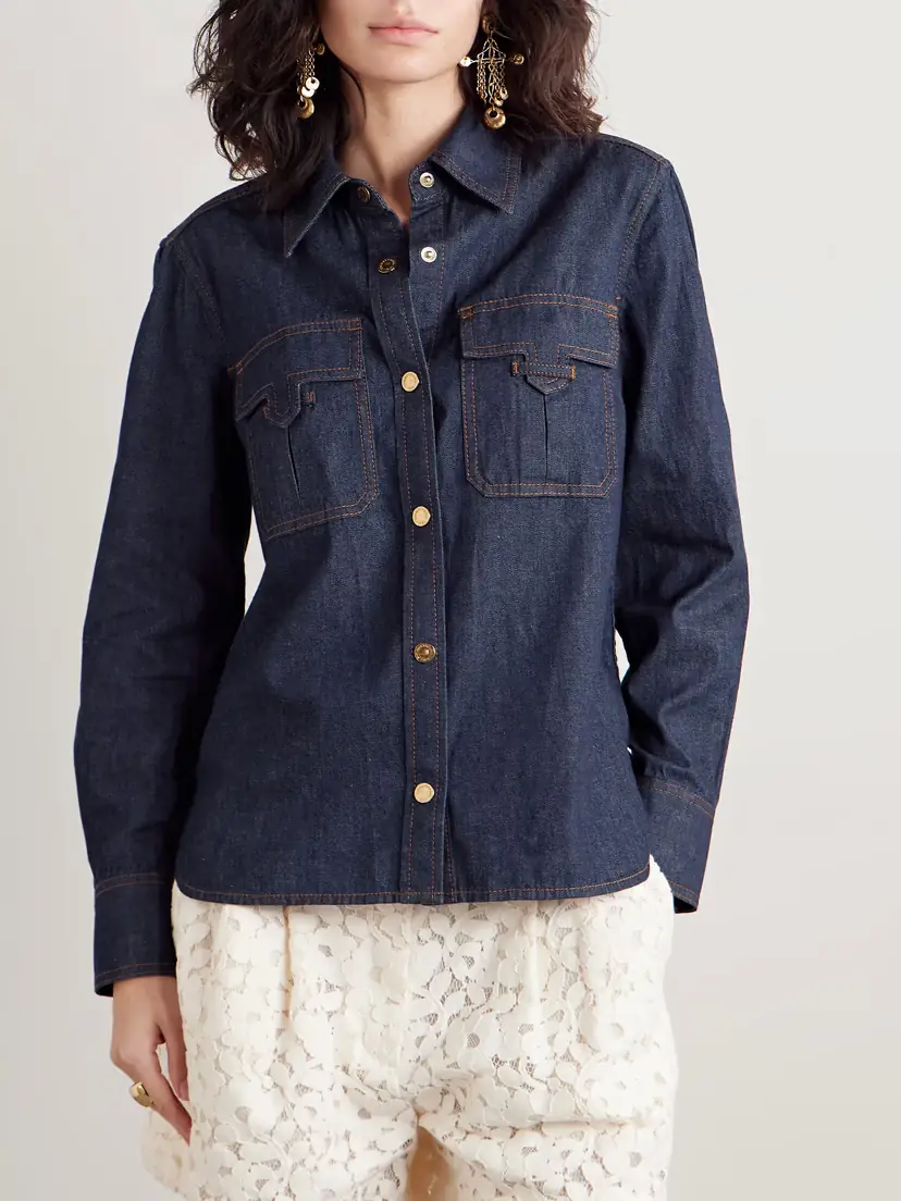 Zimmermann Illuminate Denim Shirt | Thumbnail 3 Zimmermann Illuminate Denim Shirt | Thumbnail 3