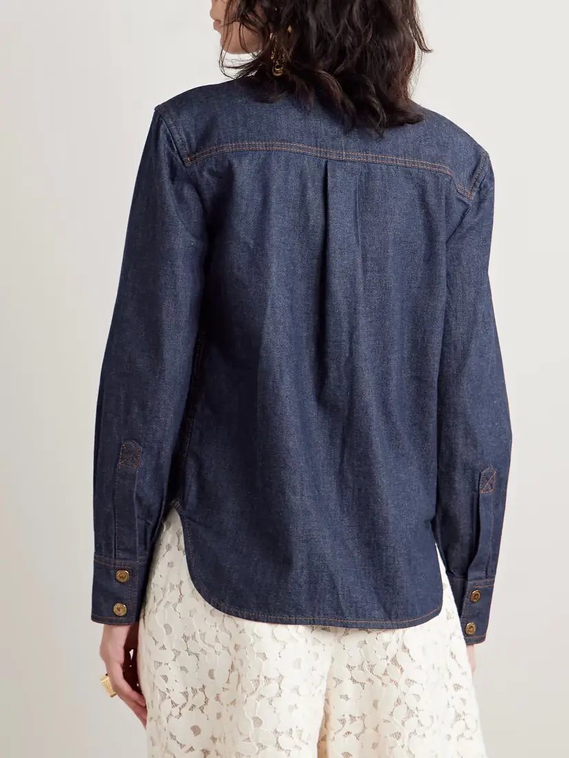 Zimmermann Illuminate Denim Shirt | Thumbnail 4 Zimmermann Illuminate Denim Shirt | Thumbnail 4