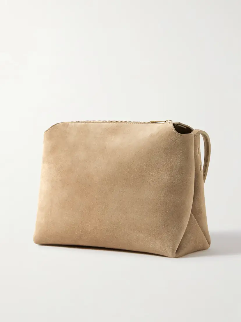 Khaite Lina Medium Suede Shoulder Bag | Thumbnail 3