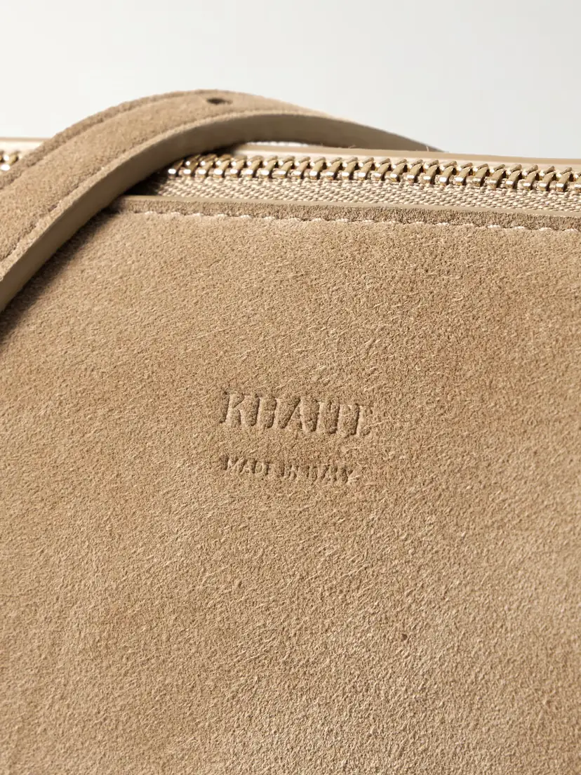 Khaite Lina Medium Suede Shoulder Bag | Thumbnail 4