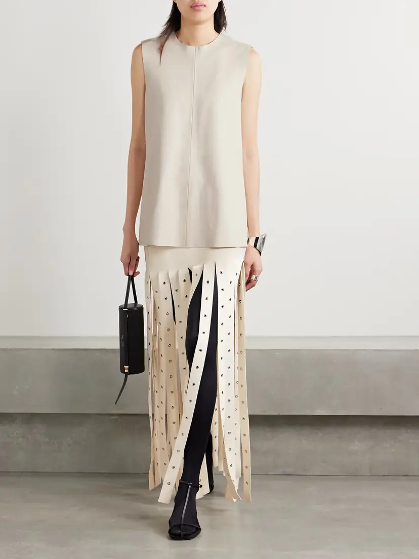Proenza Schouler Noa Buckled Open-back Leather Top | Thumbnail 2 Proenza Schouler Noa Buckled Open-back Leather Top | Thumbnail 2