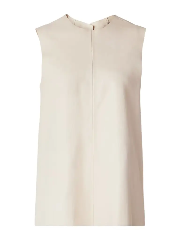 Noa Buckled Open-back Leather Top