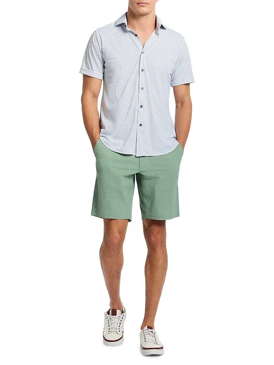 Robert Graham Men's Copacabana Knit Button-Front Shirt | Thumbnail 2 Robert Graham Men's Copacabana Knit Button-Front Shirt | Thumbnail 2