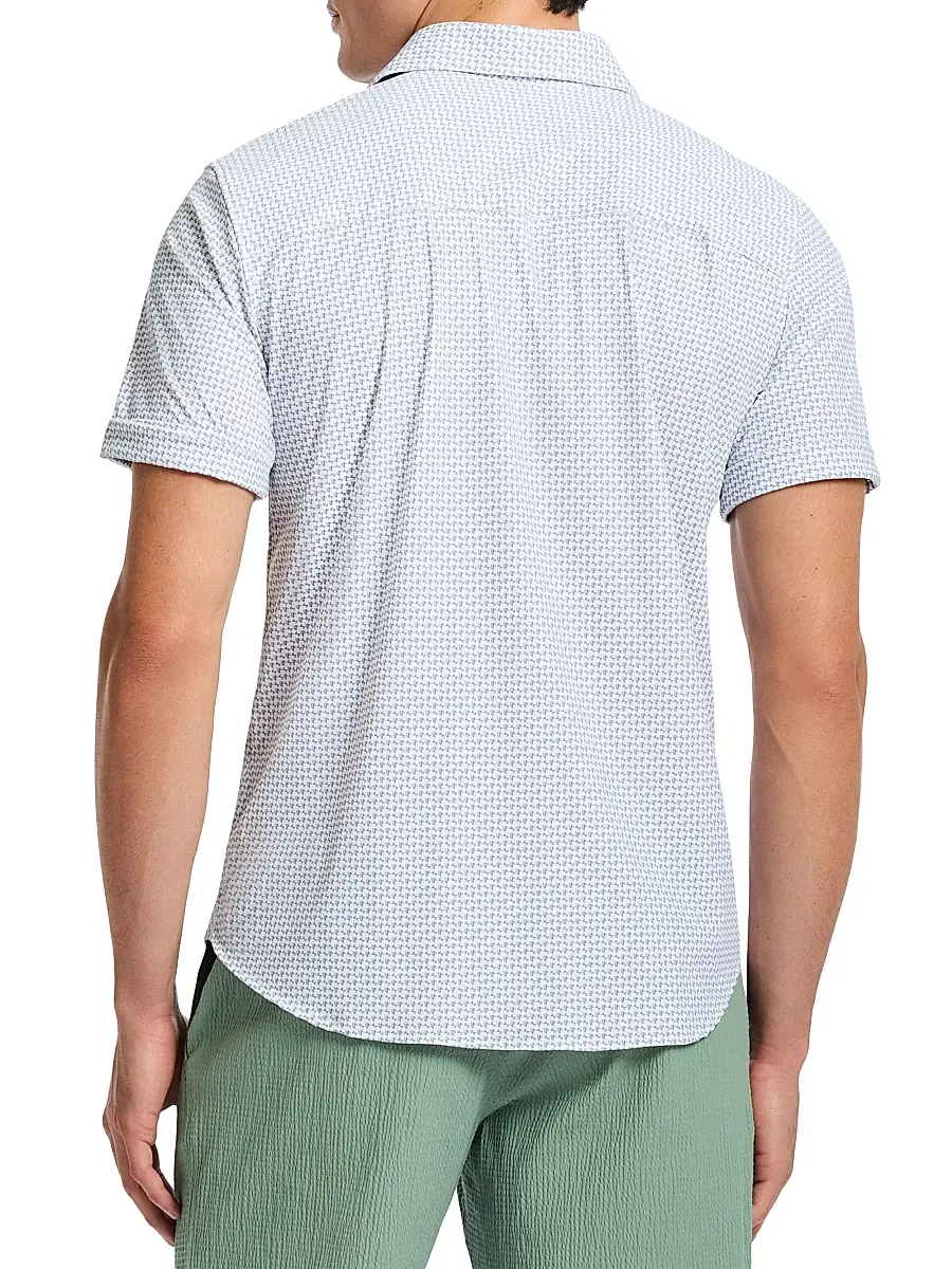 Robert Graham Men's Copacabana Knit Button-Front Shirt | Thumbnail 3 Robert Graham Men's Copacabana Knit Button-Front Shirt | Thumbnail 3