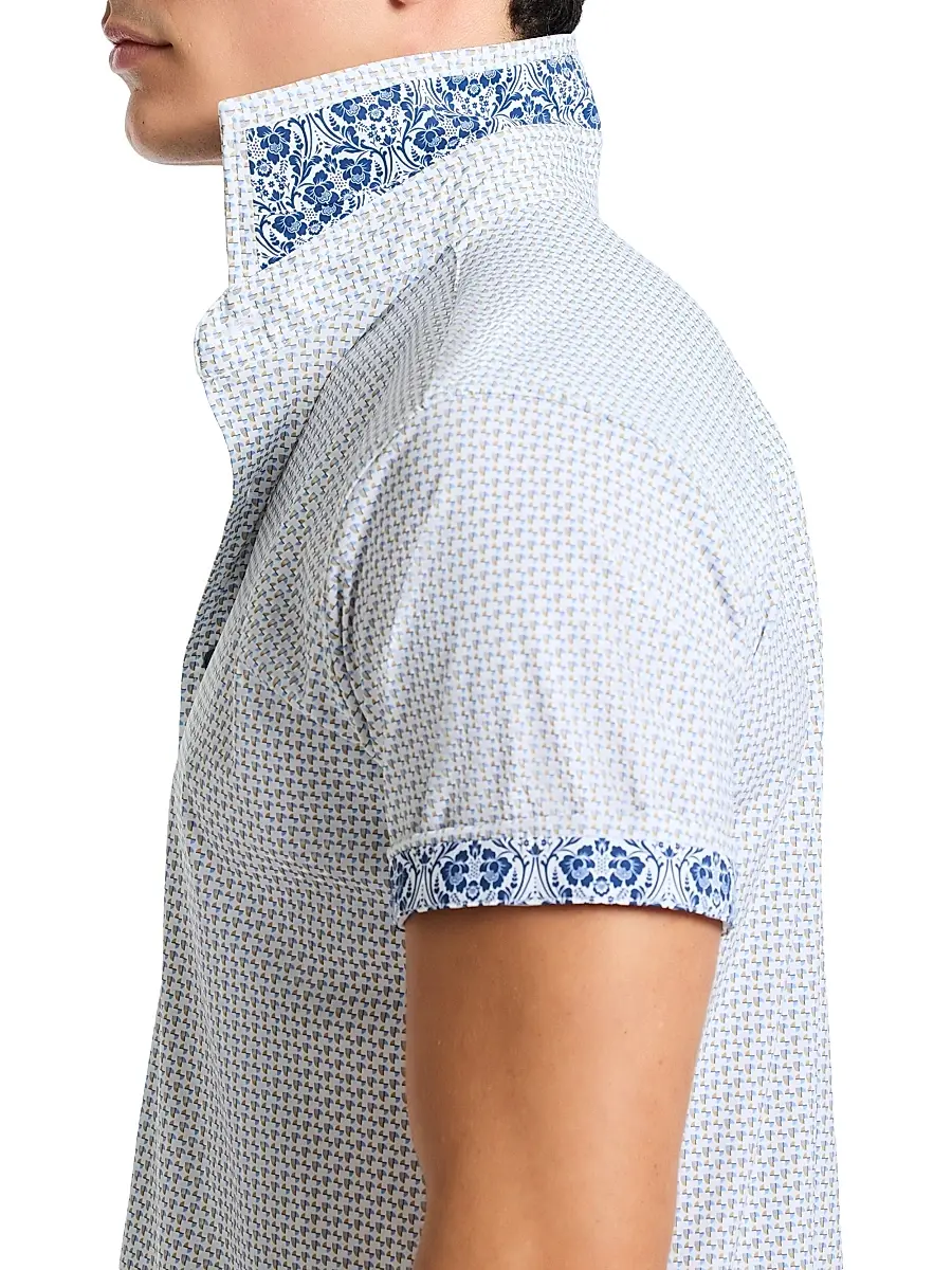 Robert Graham Men's Copacabana Knit Button-Front Shirt | Thumbnail 5 Robert Graham Men's Copacabana Knit Button-Front Shirt | Thumbnail 5