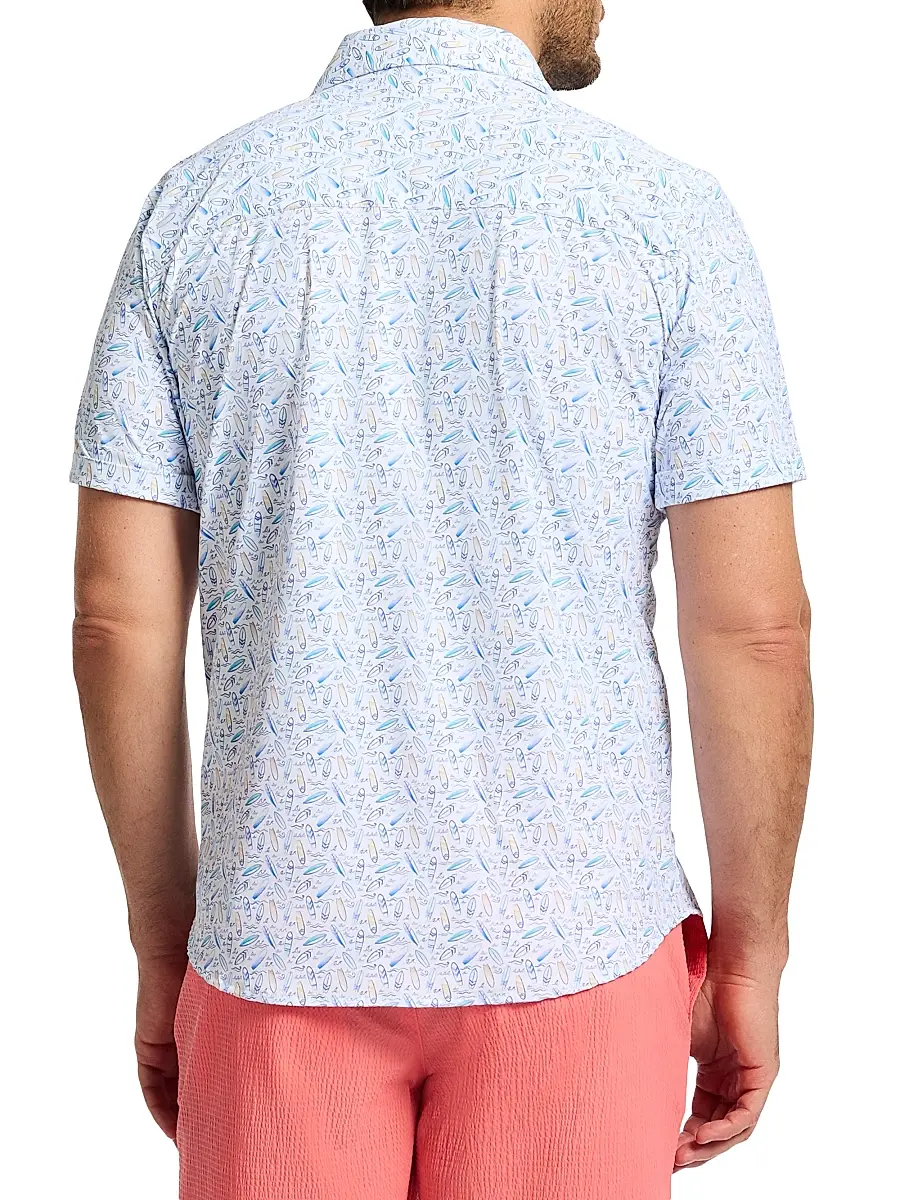 Robert Graham Men's Riptide Stretch Button-Front Shirt | Thumbnail 3