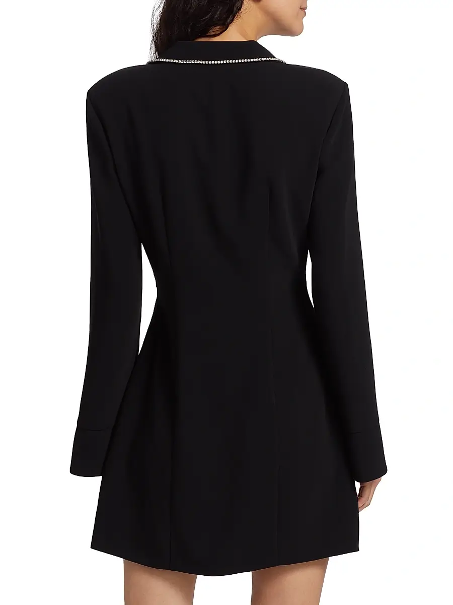 Cinq à Sept Women's Barette Crystal-Trim Blazer Dress - Black | Thumbnail 5 Cinq à Sept Women's Barette Crystal-Trim Blazer Dress - Black | Thumbnail 5