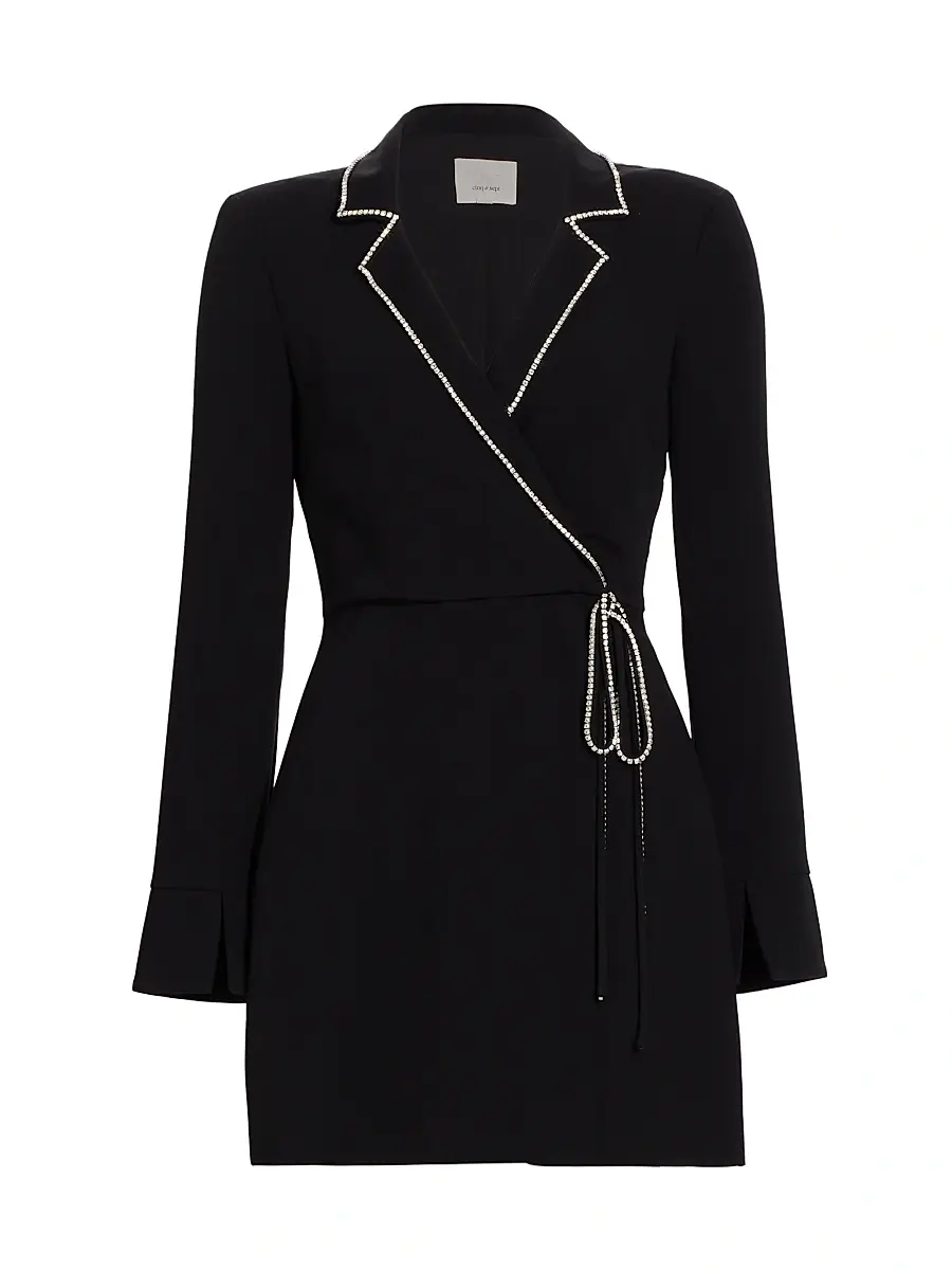 Cinq à Sept Women's Barette Crystal-Trim Blazer Dress - Black | Thumbnail 1 Cinq à Sept Women's Barette Crystal-Trim Blazer Dress - Black | Thumbnail 1