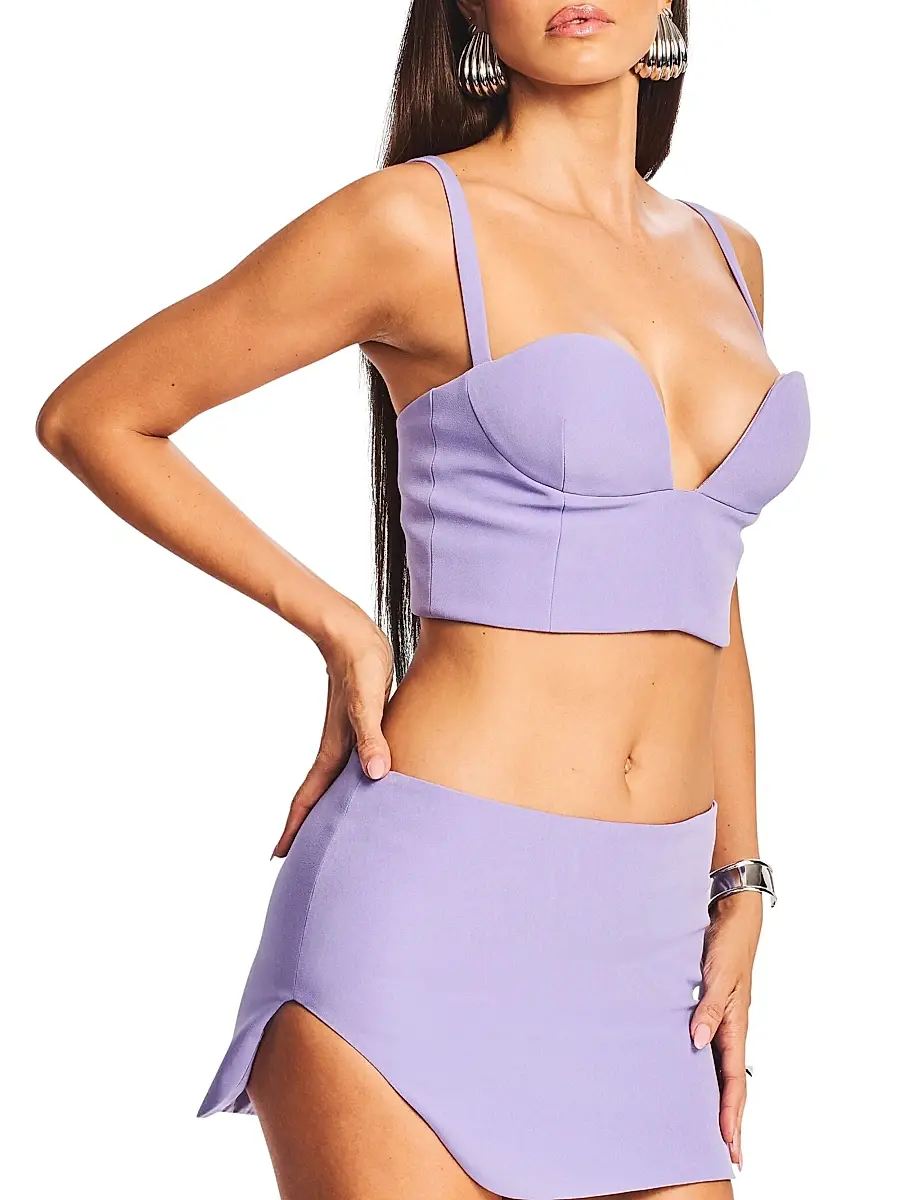 Retrofête Women's Matty Top - Dusty Lilac | Thumbnail 5 Retrofête Women's Matty Top - Dusty Lilac | Thumbnail 5