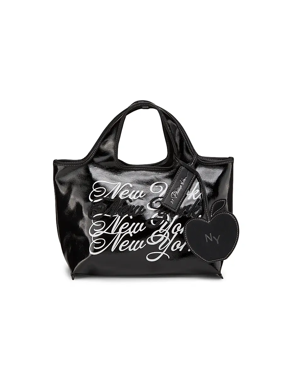 3.1 Phillip Lim Women's Mini We Are NY Market Tote Bag - Black | Image 1 3.1 Phillip Lim Women's Mini We Are NY Market Tote Bag - Black | Image 1