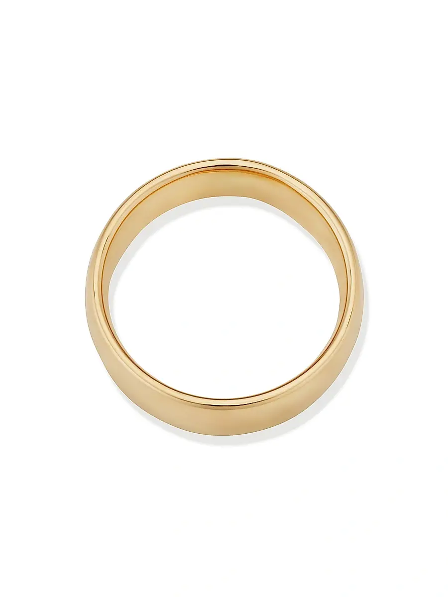 Oradina Women's 14K Yellow Gold Forever Band Statement Ring - Yellow Gold | Thumbnail 3 Oradina Women's 14K Yellow Gold Forever Band Statement Ring - Yellow Gold | Thumbnail 3